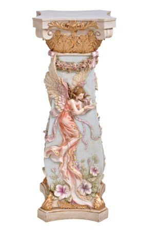 32" H Decorative Angel Pedestal