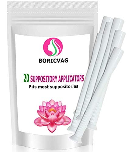 Vaginal Suppository Applicators (20 Applicators) | Individually Wrapped | Reusable (20)