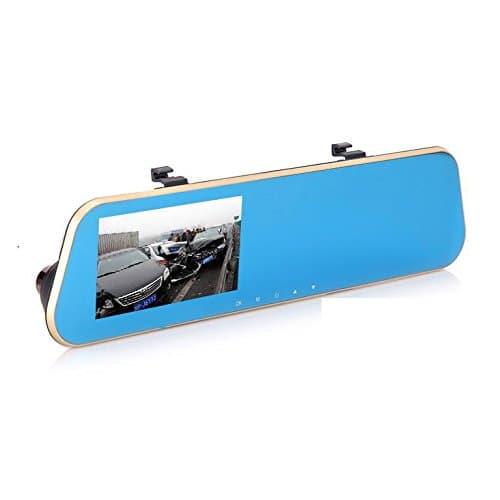LELEC 4.3" HD Car DVR Camera Recorder Rear View Mirror with G-sensor Night Vision (DVR)