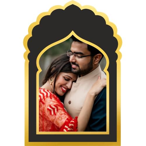 Mad Masters Customized Photo Frames with Photo Upload, Personalised Wall Room and Home Decor Gift (Mehrab)
