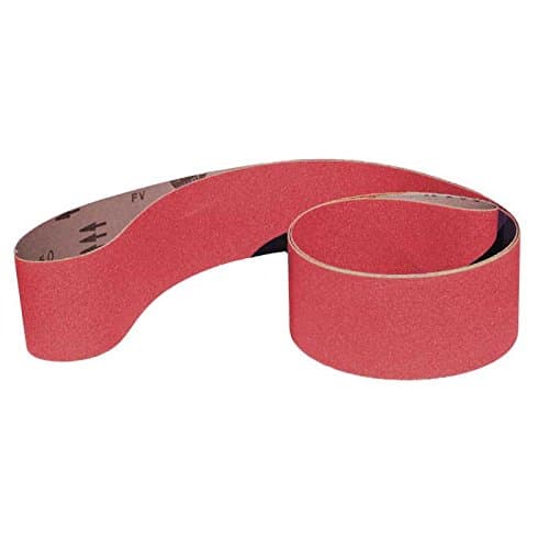 SANDING BELT 2" X 72" CERAMIC GRAIN 40 GRIT, 6 PER PACK LONG LIFE ABRASIVE BELT FOR KNIFE MAKING & GENERAL FABRICATION