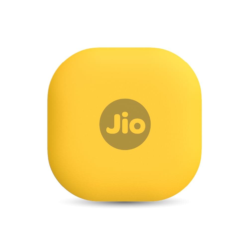 JioTag Go |India's First Android Tag | Google Find My Device Item Finder| Worldwide Tracking for Keys, Wallets, Luggage, Gadgets and More|1+1 Year Battery|No SIM Needed|BT 5.3|for Android Only