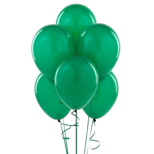 Emerald Green 12" Latex Balloon 10 Count