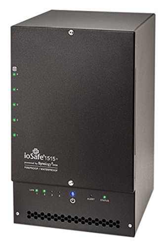 ioSafe NAS 1515+ 10 TB Fireproof/Waterproof Network Attached Storage Device with Data Recovery Service