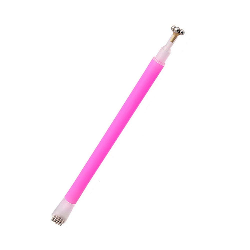 SUNSENT 5Pcs Nail Magnet Tool Set, Nail Art Design Tools for Cat Eye Gel Nail Polish,Double Head Flower Design Nail Magnet Pens And Strong Magnet Stick