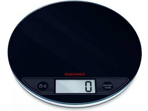 Soehnle Slim Design Flip Kitchen Weighing Scale, Black