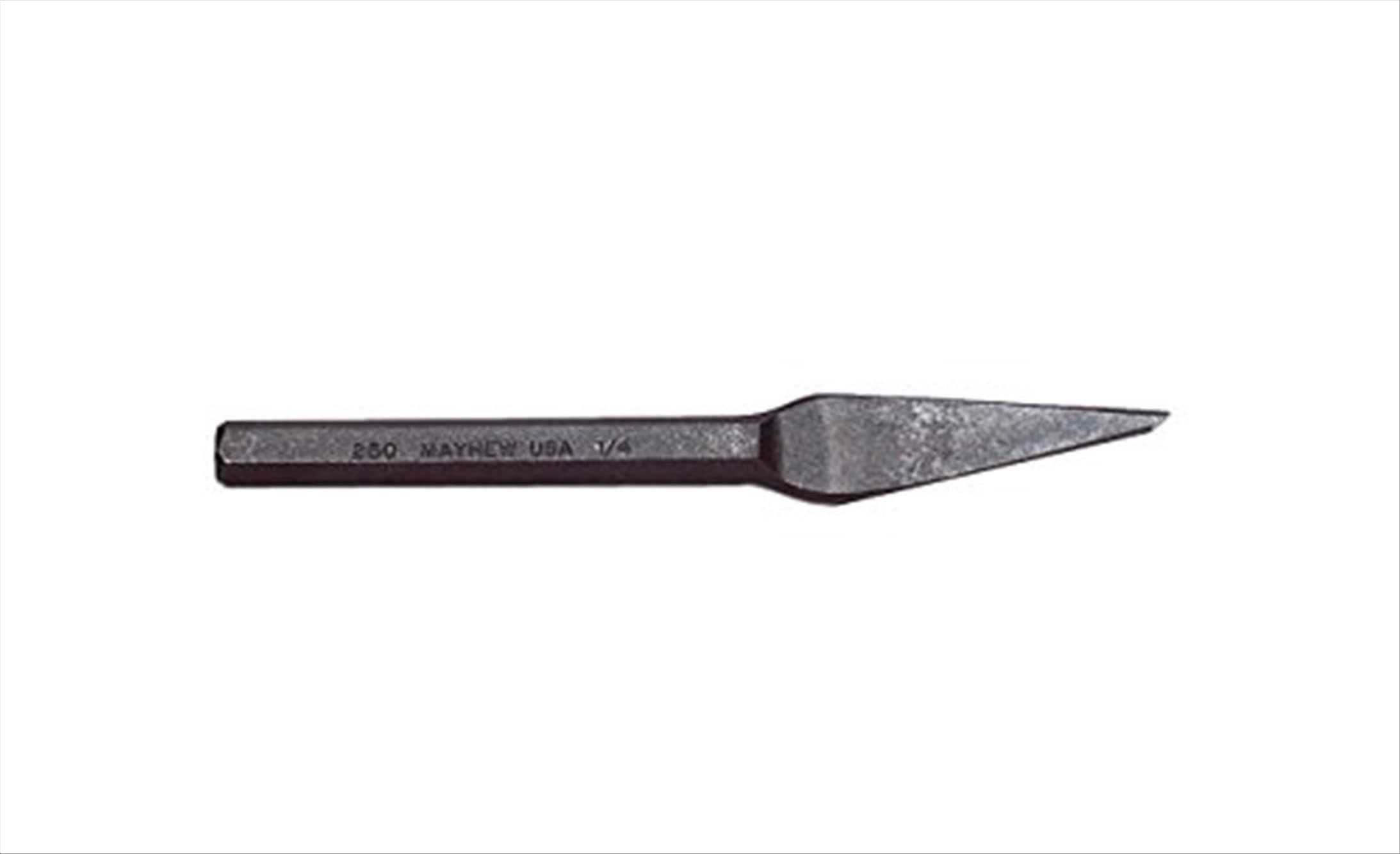 Half Round Nose Chisel (Mayhew #10500) - 1/8" x 5-1/2"