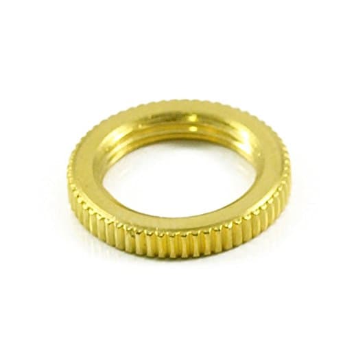 WD Music Knurled Toggle Switch Nut Fits Switchcraft Guitar Switch Gold WDTKG