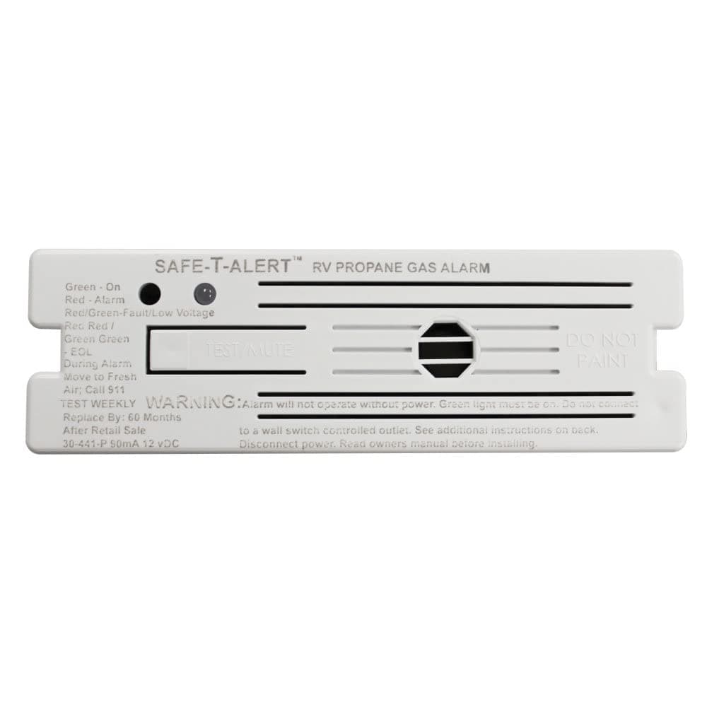 Safe T Alert 30-441-P-WT Classic Propane/LP Gas Alarm - 12V, 30 Series Surface Mount, White