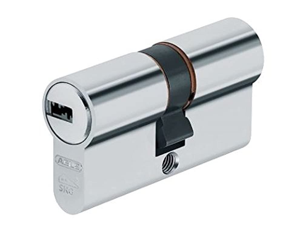Abus 73721 XP20SN Profile Cylinder Including Security Card and 3 Keys, Nickel, 30/60