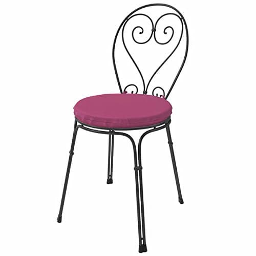 Raspberry Pink Solid Bistro Cushions (Set of 2)