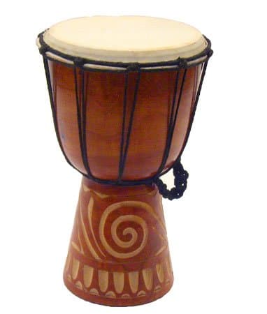 Rustic Djembe Tribal Drum - 8"