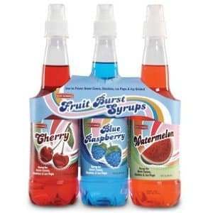 Back to Basics Fruit Burst Syrups - 3-pk Snow Cone Flavoring