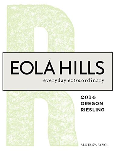 2015 Eola Hills Willamette Valley Riesling 750 mL