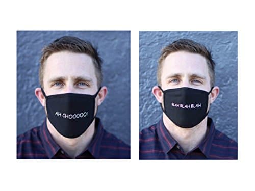 Message Masks (2 per Pack) Blah Blah Blah & AH CHOOOOO!