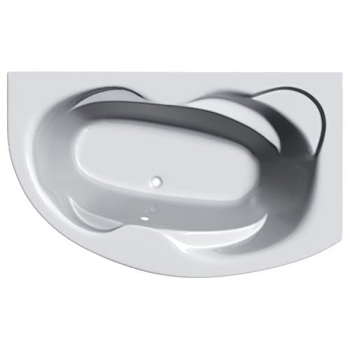 Home Standard Eclipse Bathroom Corner Bath Tub Acrylic & Front Panel 1500mm x 1000mm (Right Hand)