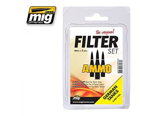 AMMO MIG-7453 Filter Set for German Tanks, Multi-Colour