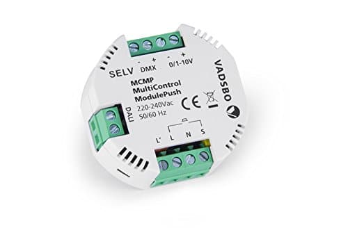 MCMP, Vadsbo, Multi Control Module Push 0/1-10V DALI DMX (interface between push button or DALI or DMX signal and 0/1-10V)