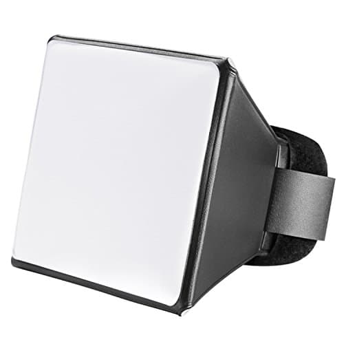 Camera Flash Diffuser Light Softbox 5x4” Photo (Universal, Collapsible with Storage Pouch) for Canon, Sony, Nikon and Godox Speedlight