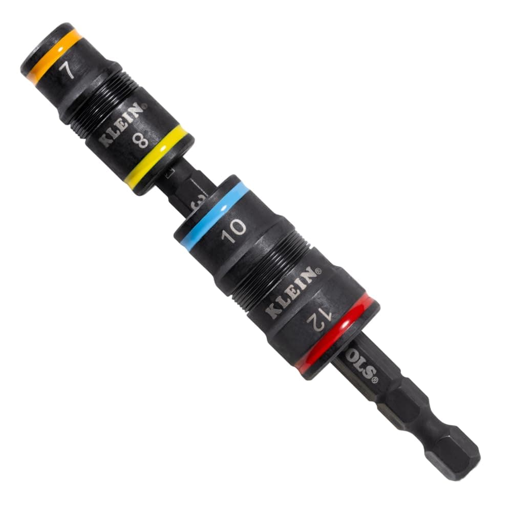 KLEIN Double Head Socket Flip Socket Set 4-in-1 32932M