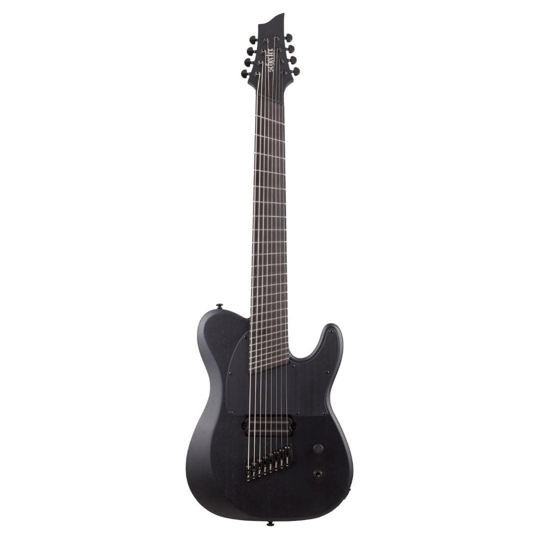 SchecterPT-8 MS Black Ops Satin Black Open Pore
