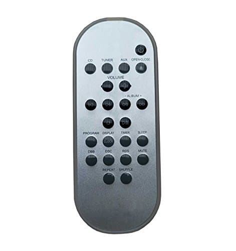 Universal Replacement Remote Control Fit for Philips MCM240/21T MCM240/21M MCM240/37 Music HiFi-Micro System (1pc)