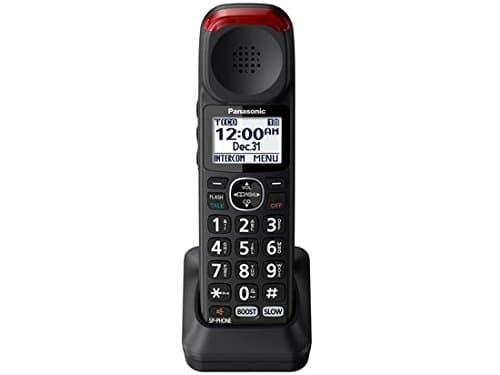 New DECT 6.0 Cordless Phone Handset Accessory Talking Caller ID Compatible with KX-TGM430B Series Cordless Phone Systems - KX-TGMA44B (Black)