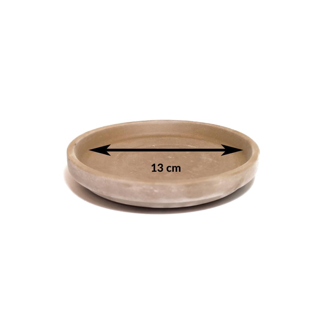 13 cm Ceramic Terracotta Pot For Bonsai Tree pot | Clay Terracotta Pot Plant Saucer | Ceramic Plant drip trays | Flower Pot tray