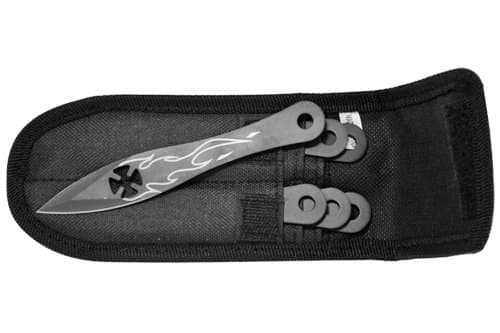 6 Pc Set 5.5" Throwing Knives With Sheath (A1030-6-F)