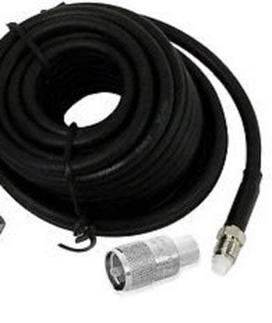 ProComm 9 Ft Coax Cable for CB Amateur Ham 2 Way with Screw Off PL-259 End for Easy Routing in Tight Spots RG58
