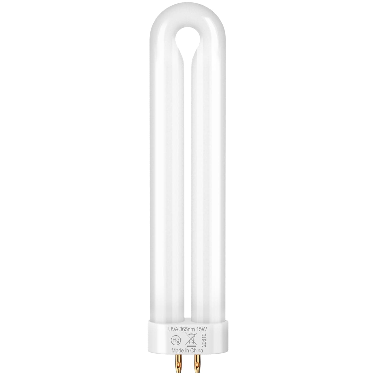 T6 T8 T9 X3 Bug Zapper Replacement Bulb 15W 4-Pin Base U-Tube Bulb