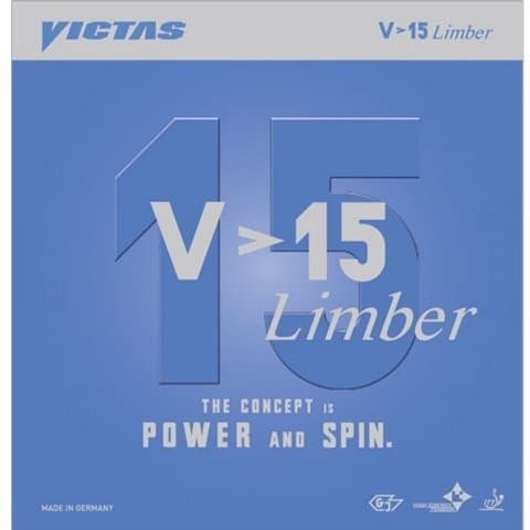 VictasV>15 Limber - Offensive Table Tennis Rubber
