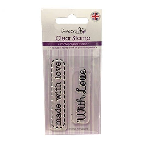 DCCS032 Dove craft Clear Stamp - With Love