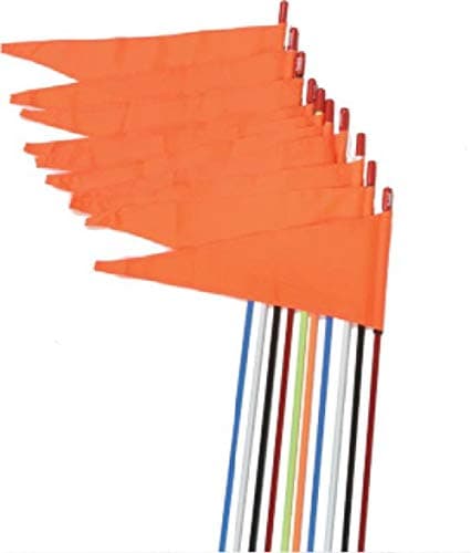 Firestik 36-20950 Safety Flags Spring Mount Black 7' 10/Pk