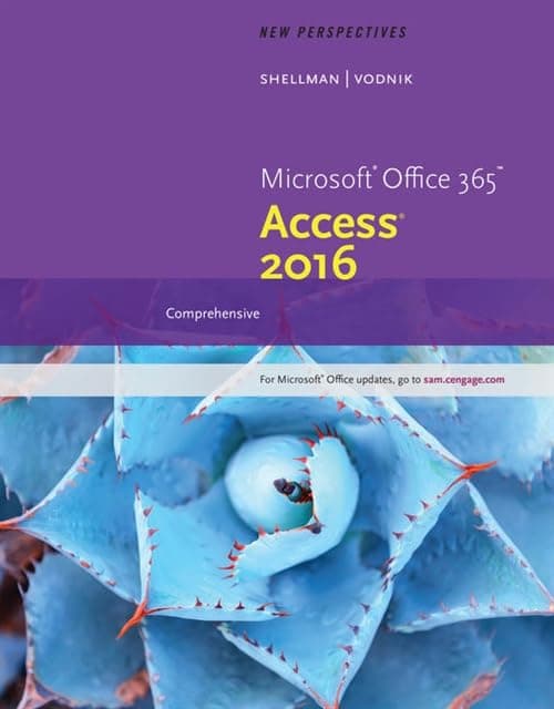 New Perspectives Microsoft Office 365 & Access 2016: Comprehensive 1st Edition