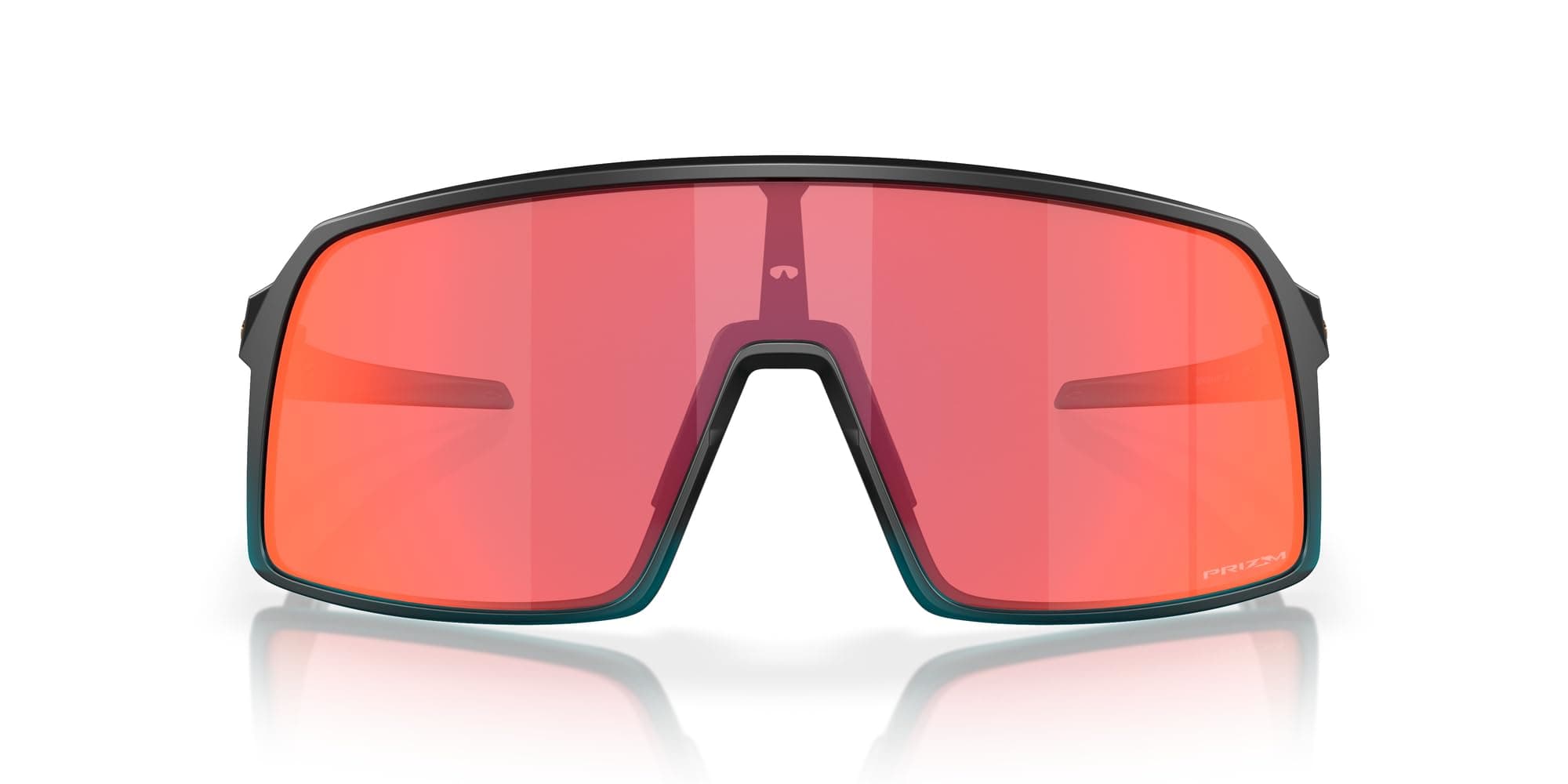 Oakley Men's Oo9406a Sutro Low Bridge Fit Rectangular Sunglasses, Matte Transparent Balsam Fade/Prizm Trail Torch, 60 mm