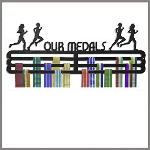 Polypropylene Runner Medal Holder – Wall Mount Medal Display Stand for Running, Marathon, Cycling, Swimming, Boxing, Dancing, Runners, Judo, Taekwondo – Award Hanger Gift for Athletes & Medalists