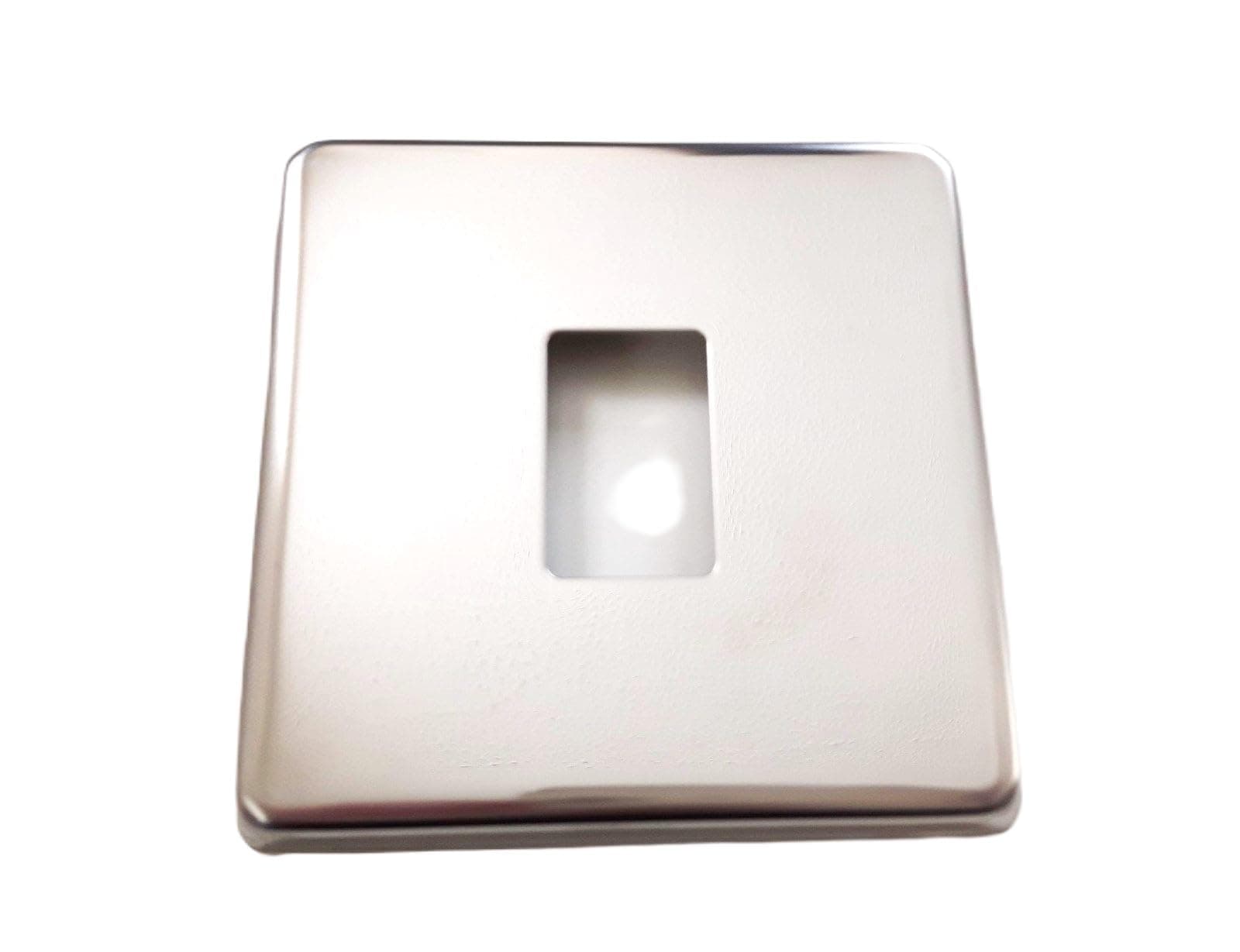 Light Switch Cover Plate Conversion in Victorian Chrome Single/Double Stick on (Single Switch Cover Plate)