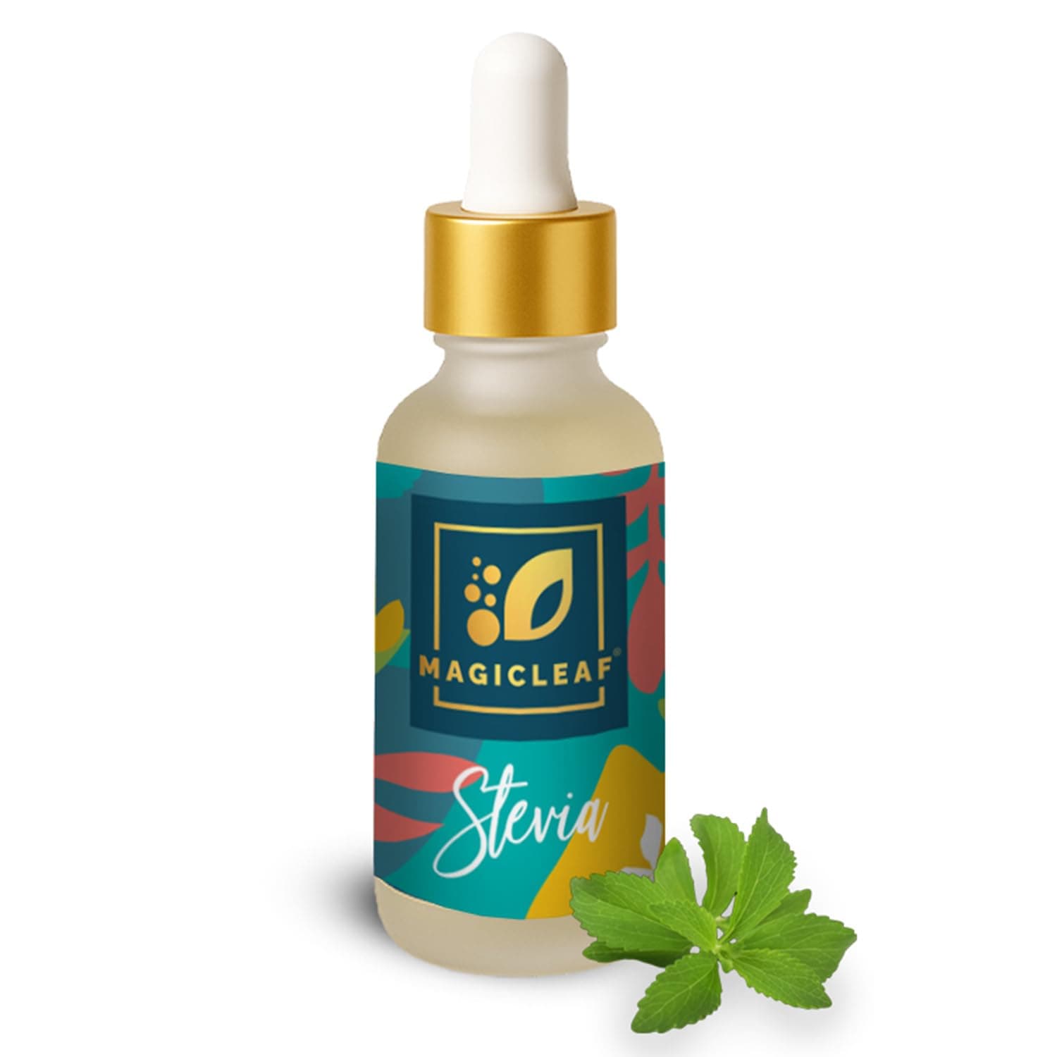 Magic Leaf Sugar Free Stevia Drops, 30 ml (Pack of 1), Natural Origin Sweetener with Stevia Leaf Extract, for Weight Watchers, Zero Calorie, Non GMO, Stevia Based Liquid Sweetener