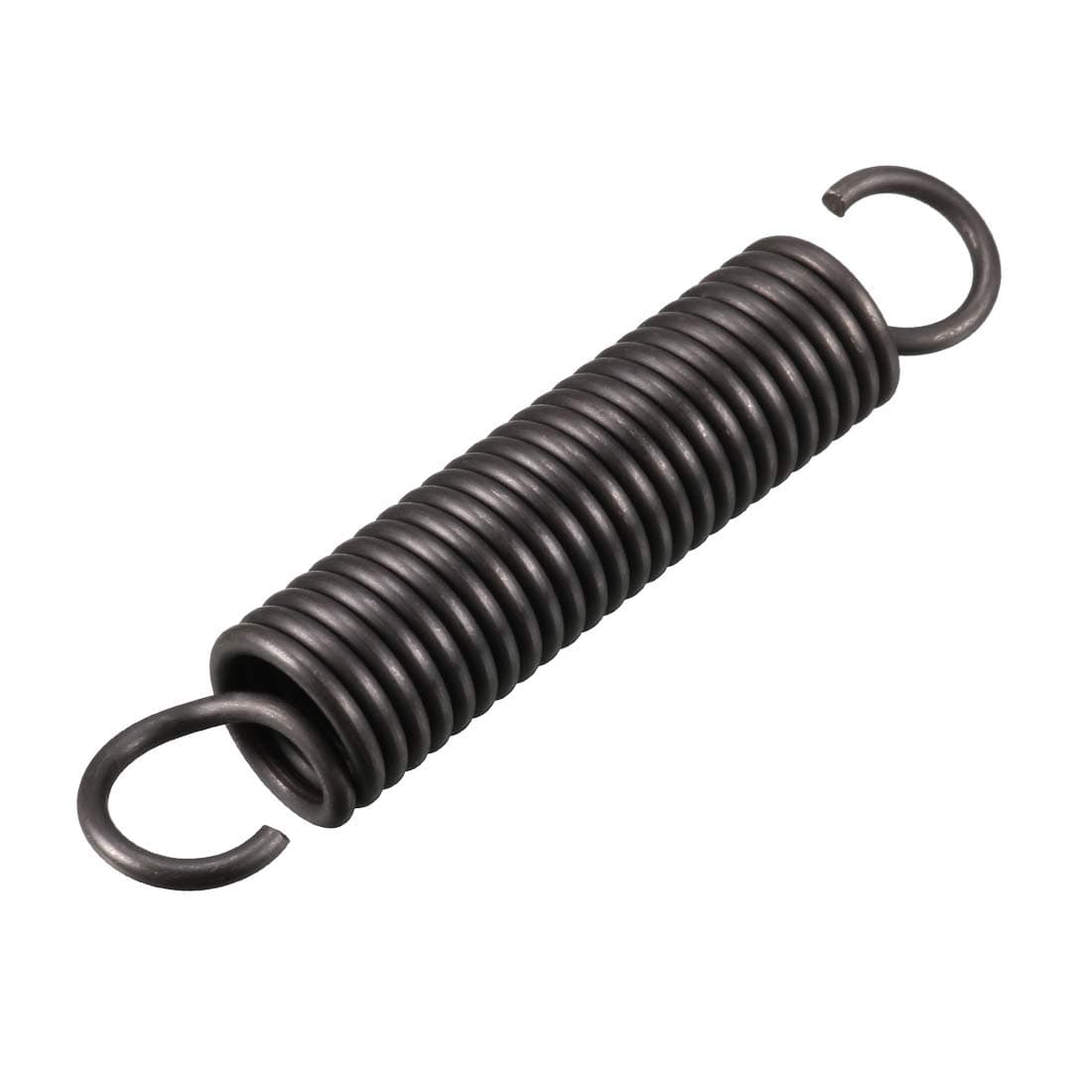 sourcingmap Extension Spring - 2.5mm Wire Dia , 18mm OD , 100mm Free Length Spring Steel Small Dual Hook Tension Spring