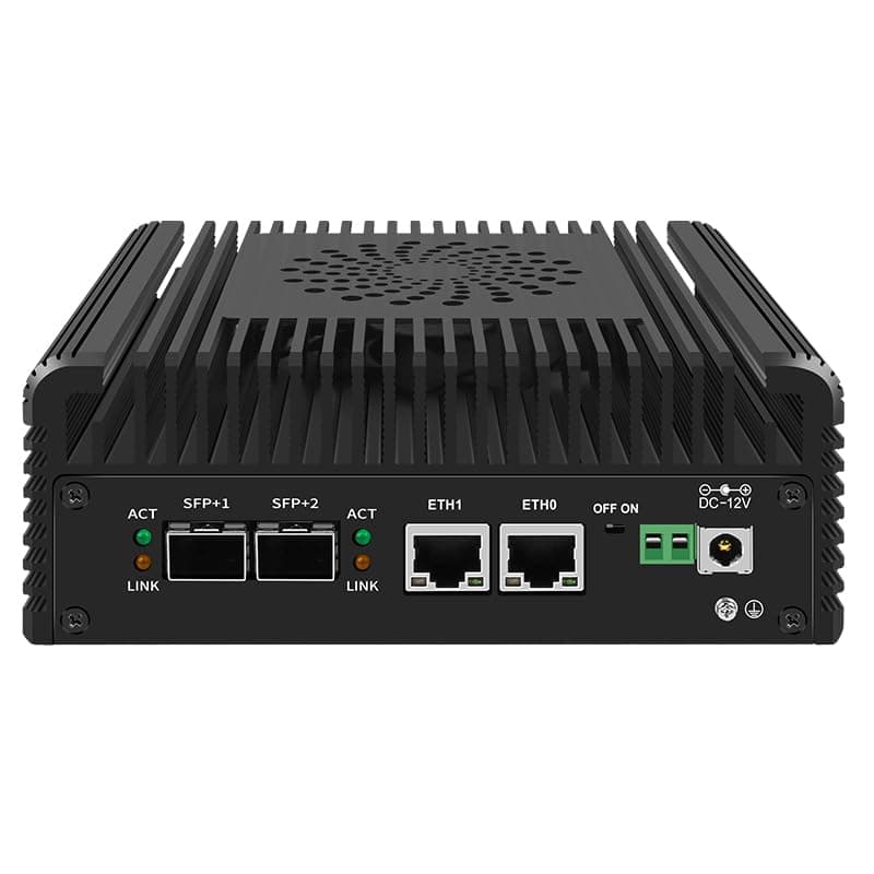 CWWK Mini PC N100 Firewall Hardware 2 x 10GbE SFP+, 2 x i226V 2.5GbE LAN OPNsense Appliance,AES-NI, 2HD, TypeC, TF Card Slot, M.2 WiFi Slot,16GB RAM 1TB SSD