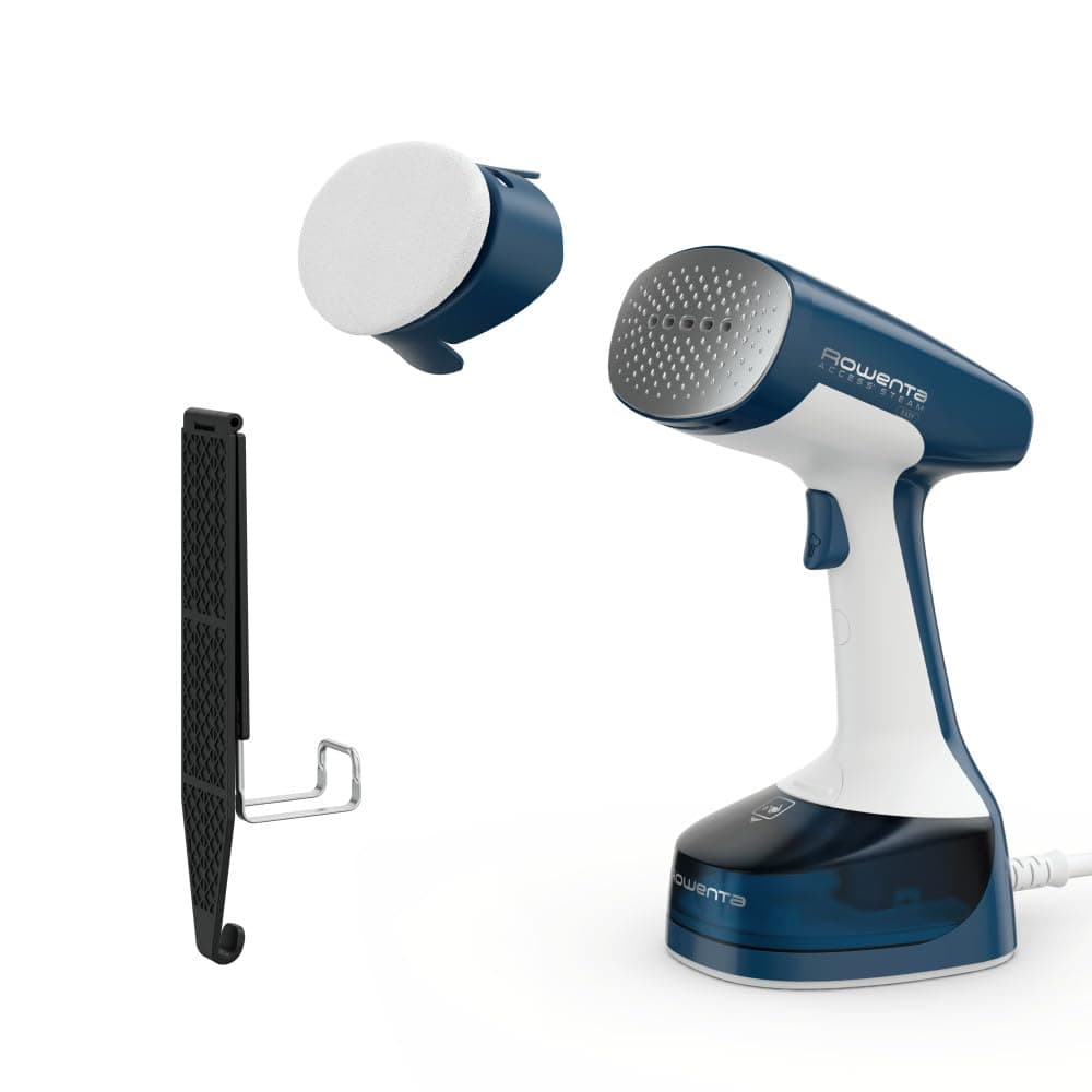 Rowenta X-Cel Easy Steam Handheld Steamer for Clothes 15 Second Heatup, 5 Ounce Capacity 1400 Watts Portable, Ironing, Fabric Steamer, Garment Steamer, Vacation Essentials, Travel Must Have DR7130