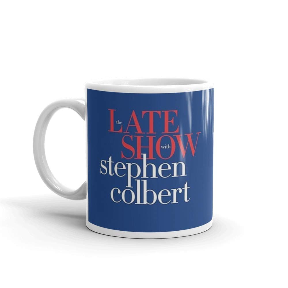 Late show with stephen colbert mug Mug 11 Oz White Ceramic