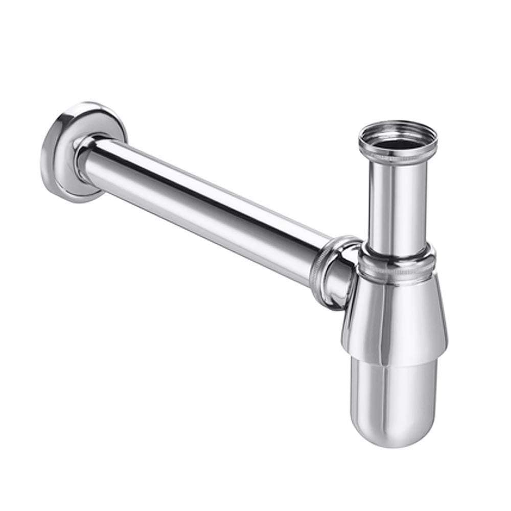Chrome Bottle Trap Basin Waste Bathroom Sink Pipe Adjustable Height & Outlet
