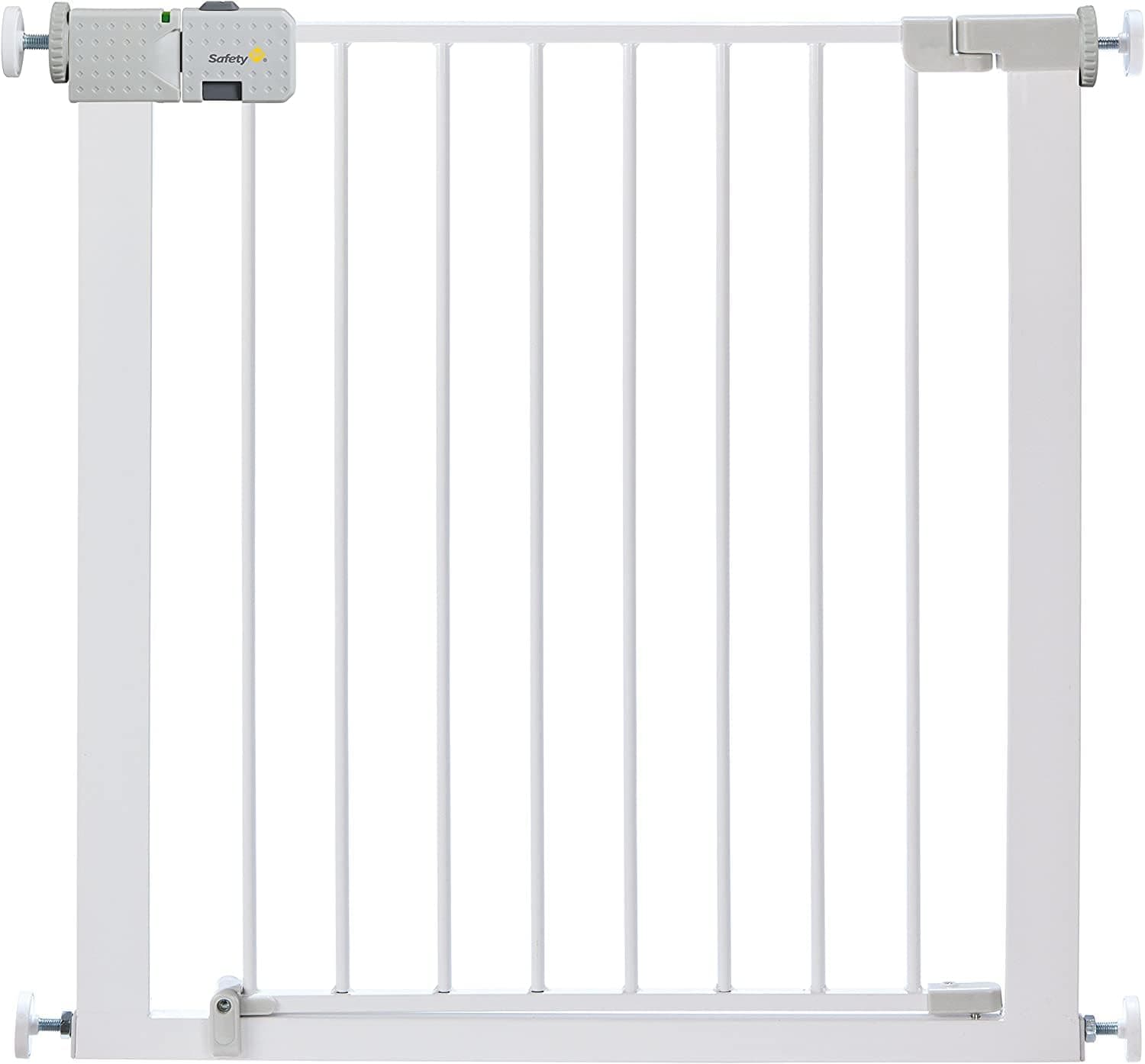 Secure Tech Simply Close Metal Gate, White 24754313