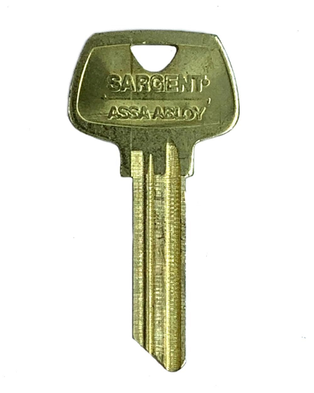 Sargent 6 Pin Key Blank 6275 LE Keyway, Pkg of 10, Factory Original