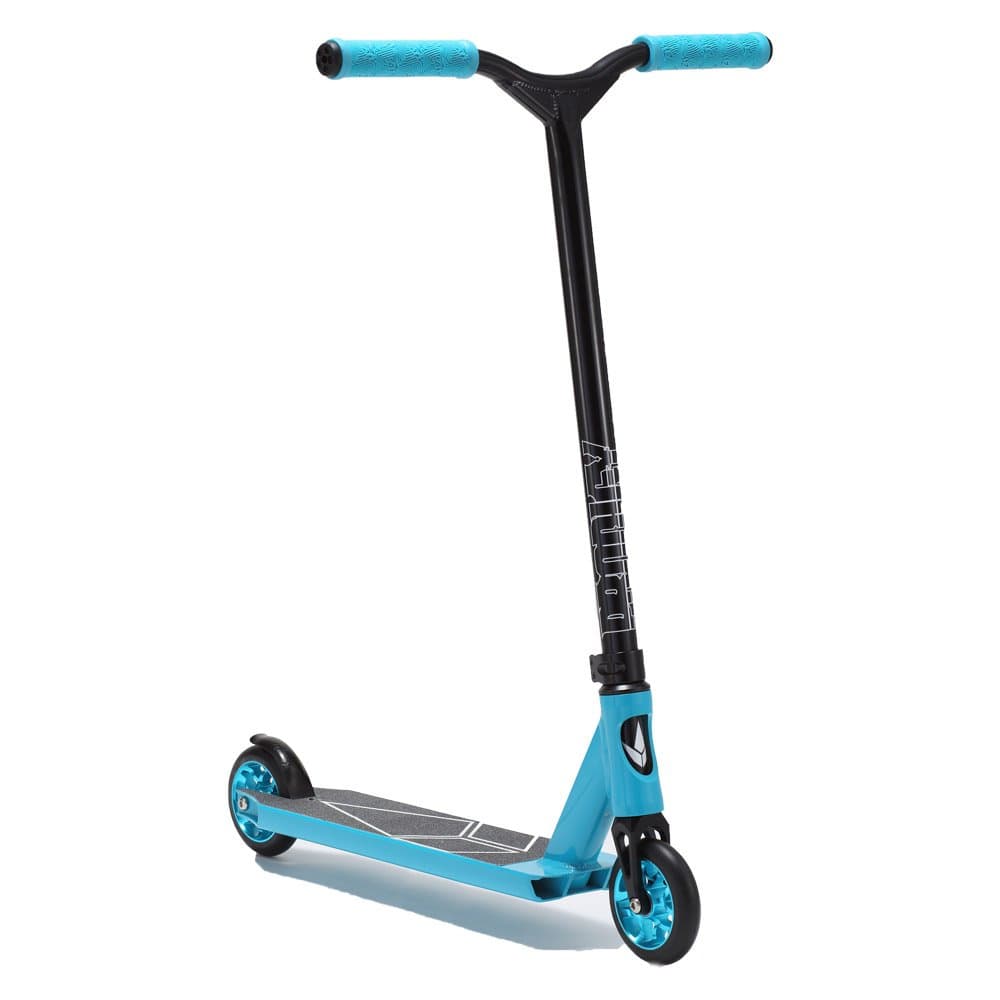 Envy Prodigy 2015 V3 Integrated Pro Scooter - This pro scooter is the best on the market today! Features 110mm U-Spoke Wheels (will accept up to 120mm) with Abec 9 bearings; 6 series IHC Aluminum forged/ CNC Fork; Fully Integrated; CNC Prodigy 2-bolt Clamp; 4130 Cro-Mo bards 21.6 high x 19.3 wide; Colors: Teal, Black, Green, GunMetal, Polished, Red; Trick Scooter; Complete Scooter; Freestyle Scooter (Teal)