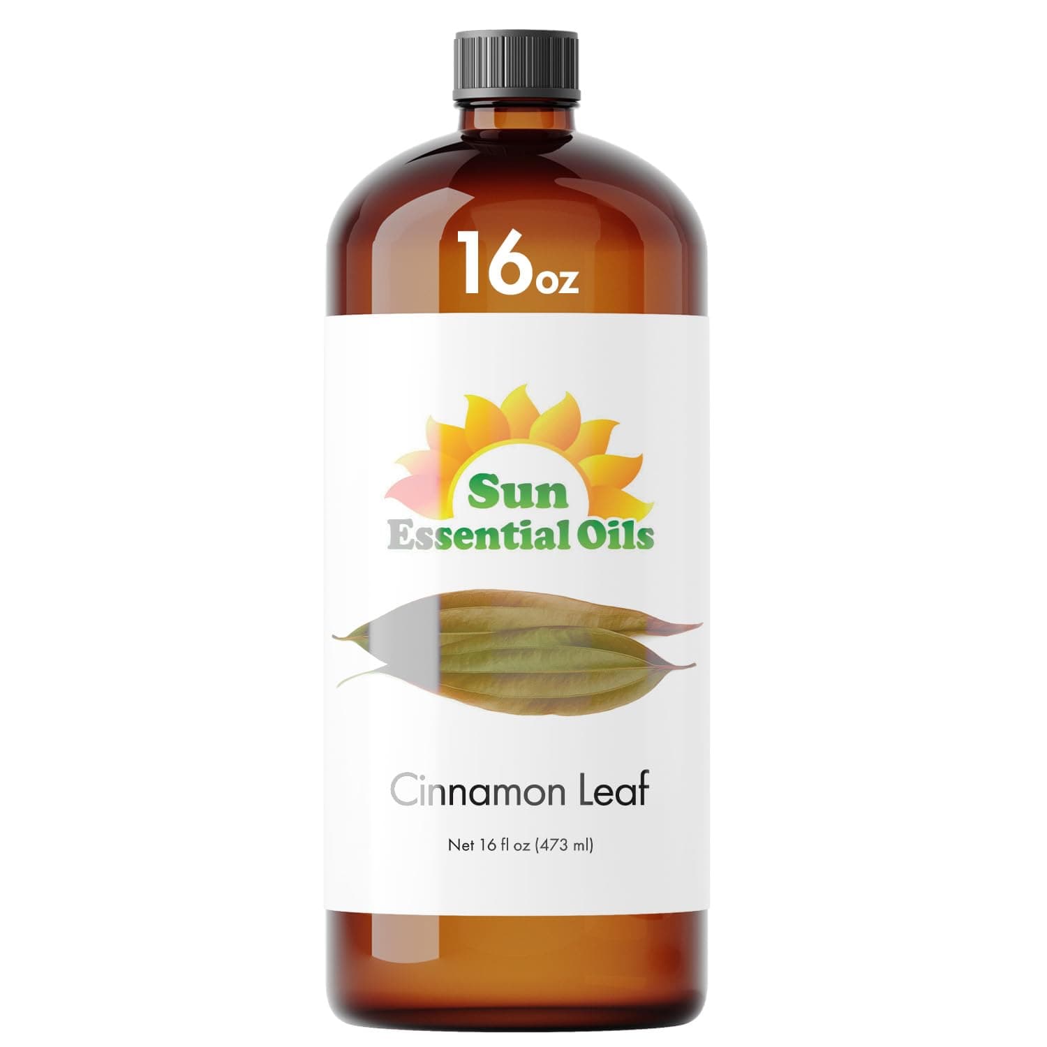 Sun Essential Oils Cinnamon Leaf Essential Oil 16oz for Diffuser, Aromatherapy, and Calming