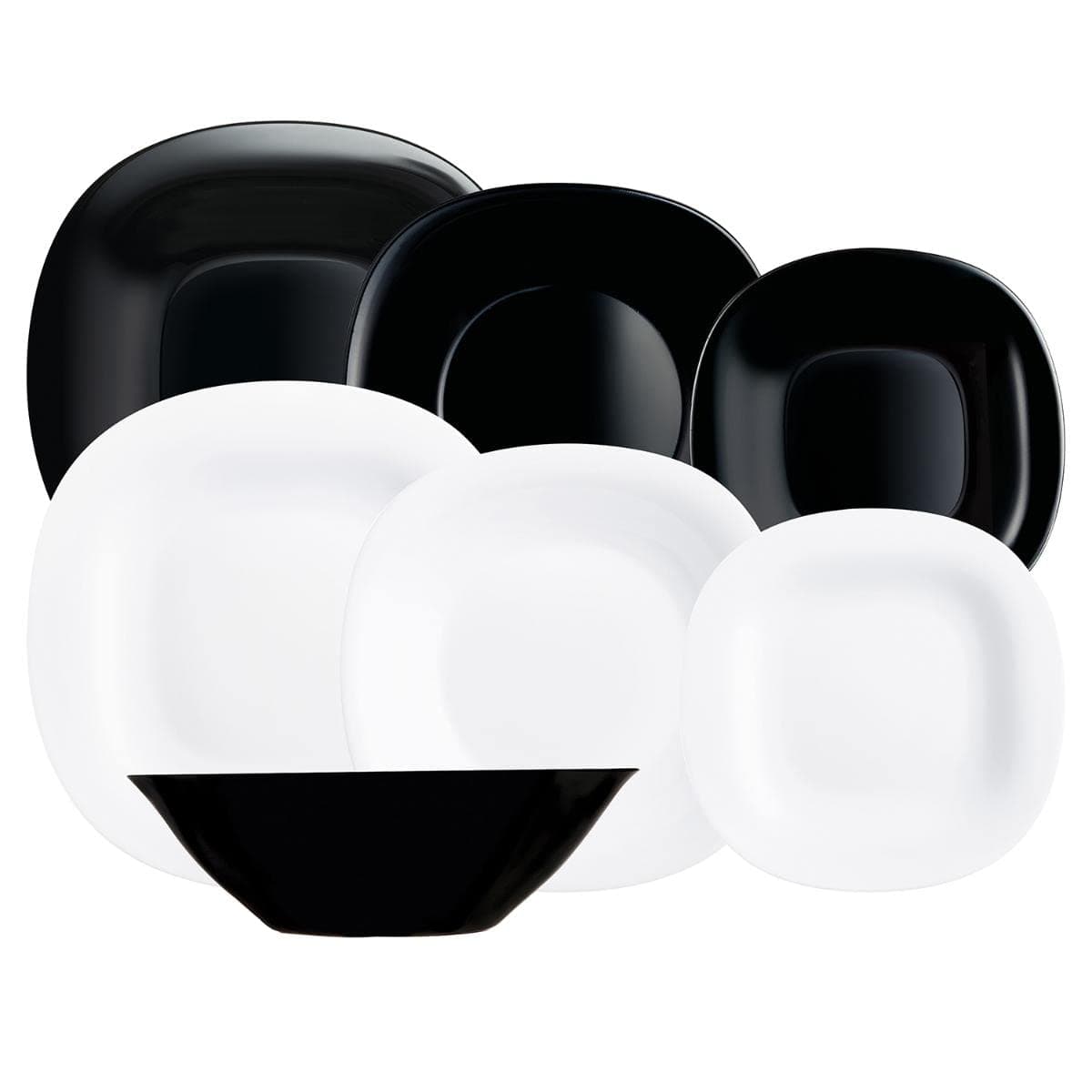 ARC INTERNATIONAL Luminarc 19 piezas black/white