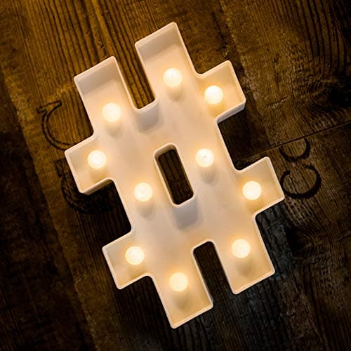Foaky LED Marquee Lights Heart Shaped LED Plastic Light Up Sign for Night Light Wedding Birthday Party Battery Powered Christmas Lamp Home Bar Decoration